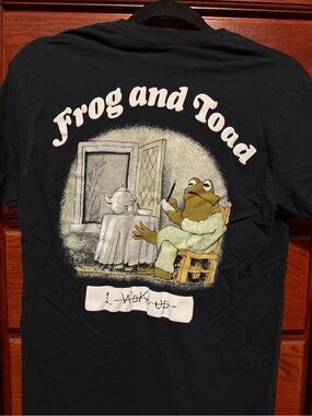 Frog and Toad Graphic Short Sleeve Tee - Black